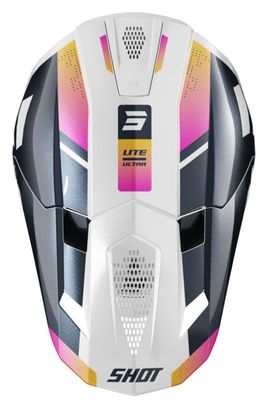 Casque Integral Shot Lite MIPS Ultra Blue Orange Pink Pearly