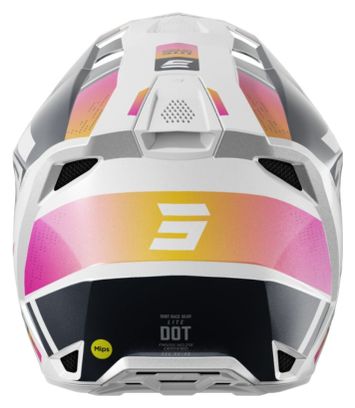 Casque Integral Shot Lite MIPS Ultra Blue Orange Pink Pearly