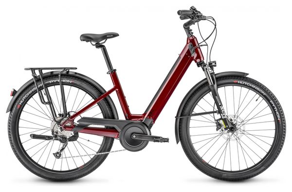 VTC Électrique Moustache Samedi 27 Xroad 2 Open Shimano Altus 9V 500 Wh 27.5'' Rouge