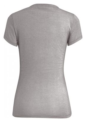 Salewa Lines Graphic Dry T-Shirt Lichtgrijs Dames