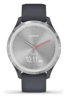 Garmin vivomove 3S - Montre connectee avec aiguilles mecaniques et ecran tactile - Silver grey