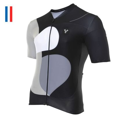 Maillot Manches Courtes LeBram Testanier Noir Coupe Ajustée