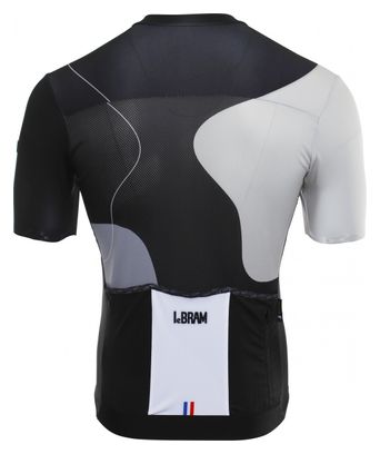 Maillot Manches Courtes LeBram Testanier Noir Coupe Ajustée