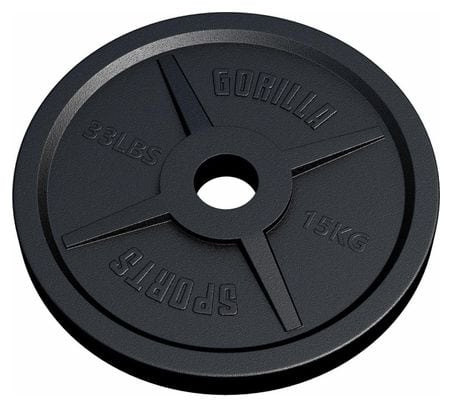 Disques Olympiques en fonte - 50/51 mm - Poids : 15 KG