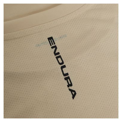 Camiseta sin mangas Endura Loop beige para mujer