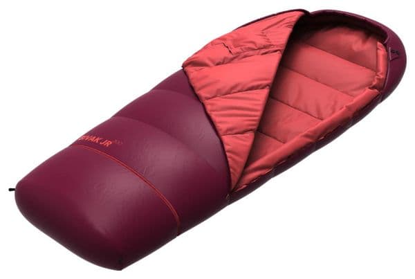 Hannah sac de couchage momie d'extérieur pour enfants bivouac JR 200 Rhododendron -14°C-Rouge