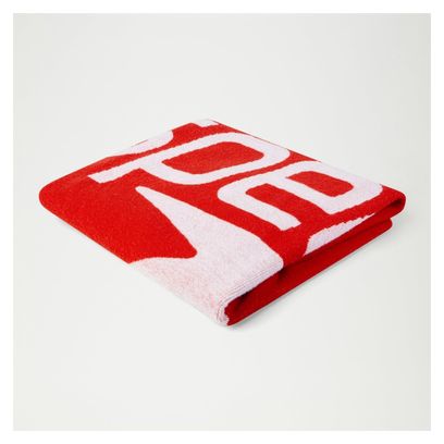 Speedo Logo Towel Red / White