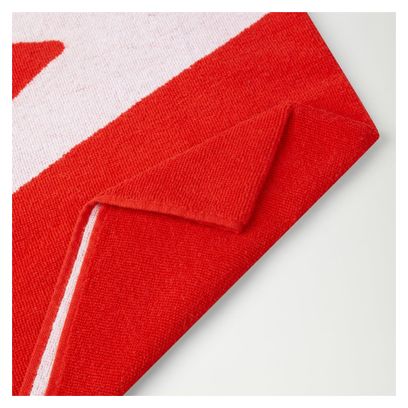 Speedo Logo Towel Rot / Weiß