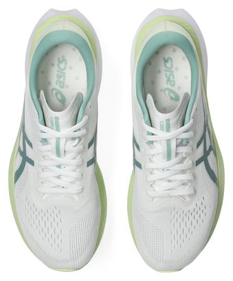 Chaussures Running Asics Magic Speed 4 Blanc/Vert Femme