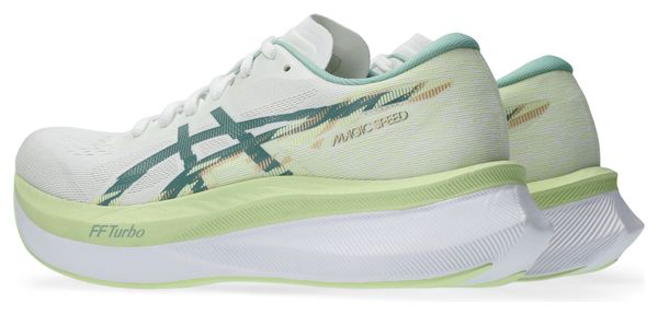 Asics Magic Speed 4 Damesschoenen Wit/Groen