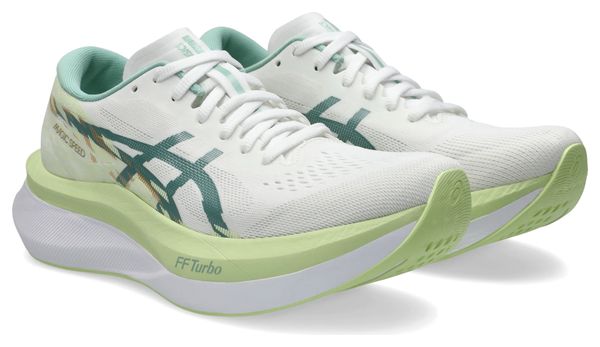 Asics Magic Speed 4 Damesschoenen Wit/Groen