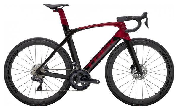 Bicicleta de carretera Trek Madone SLR 7 Disc Shimano Ultegra Di2 Carbon Smoke / Crimson 2021