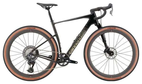 Cannondale Topstone Carbon 1 Gravel Bike with Lefty, SRAM Rival E1/GX AXS 12-speed, 700mm, Black/Gray