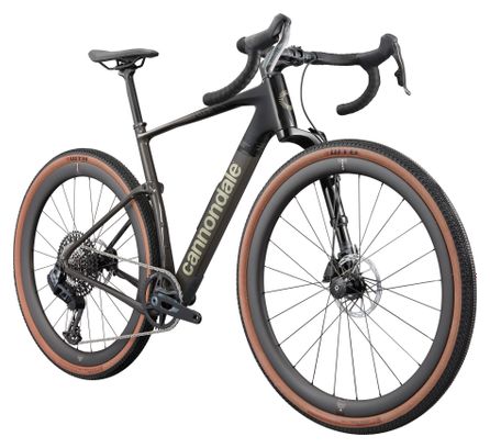 Cannondale Topstone Carbon 1 Gravel Bike with Lefty, SRAM Rival E1/GX AXS 12-speed, 700mm, Black/Gray