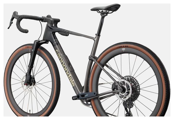 Cannondale Topstone Carbon 1 Gravel Bike with Lefty, SRAM Rival E1/GX AXS 12-speed, 700mm, Black/Gray