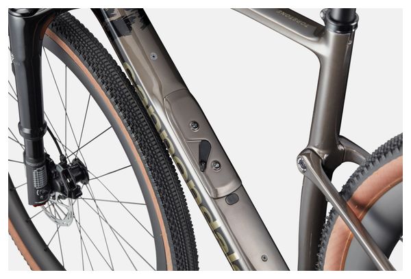 Cannondale Topstone Carbon 1 Gravel Bike with Lefty, SRAM Rival E1/GX AXS 12-speed, 700mm, Black/Gray