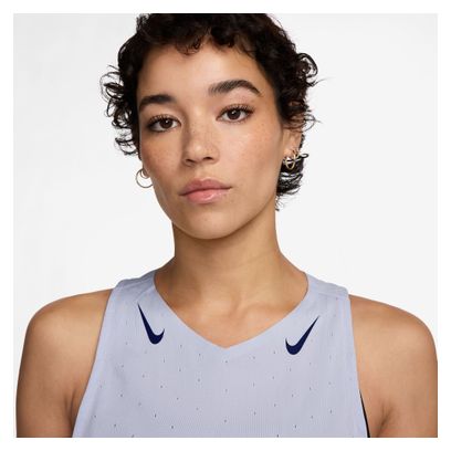 Camiseta de Tirantes Nike Dri-Fit <strong>ADV</strong> Aeroswift Gris Azul para Mujer