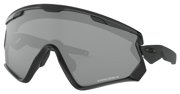 Oakley Sunglasses Wind Jacket 2.0 / Polished Black / Prizm Black / Ref : OO9418-1045
