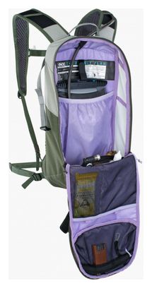 EVOC RIDE 8L + WATER BAG 2L - Grey/Olive Green
