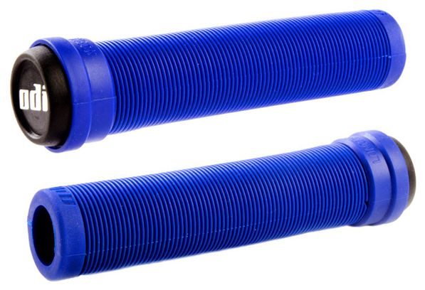 ODI Longneck Flangeless Grips Blue Alltricks