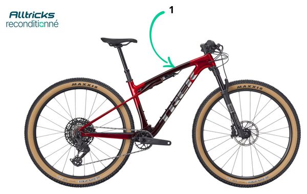 Bicicleta de montaña con suspensión total Trek Supercaliber 9.6 Sram 12V 29'' Roja Gen. 2 T.M/L  173/180 - Producto reacondicionado