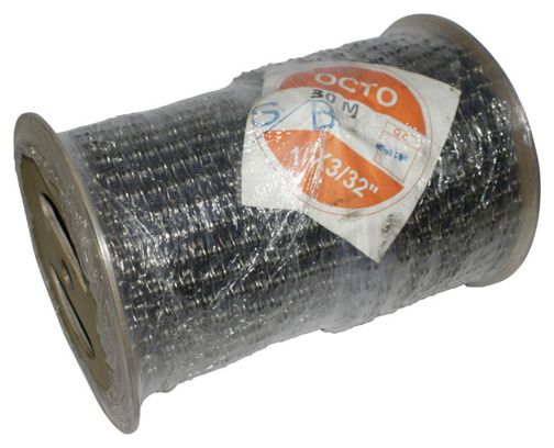 WEG-MOUNTAINBIKE KETTING 7-8V. GRIJS ZWART 30M ROLL (MET 30 CONNECTOREN)