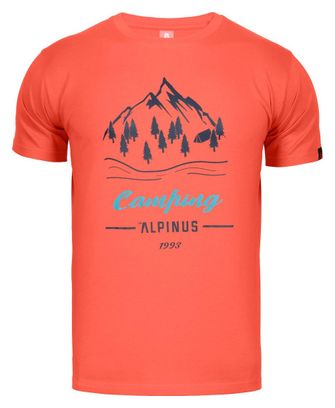 T-shirt de randonnée Alpinus Polaris corail - Homme