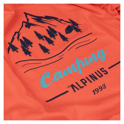 T-shirt de randonnée Alpinus Polaris corail - Homme