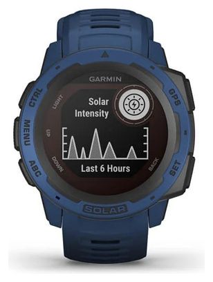 Garmin Instinct Solar GPS Reloj Tidal Blue