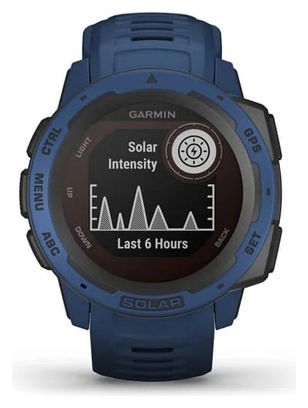 Orologio Garmin Instinct Solar GPS Tidal Blue