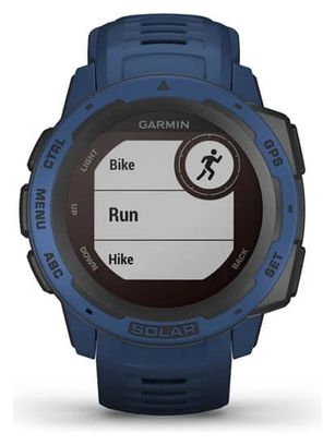 Orologio Garmin Instinct Solar GPS Tidal Blue