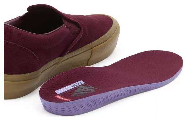 Vans Skate Slip-On Shoes Bordeaux