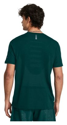 Camiseta de manga corta Under Armour Seamless Stride Azul Hombre