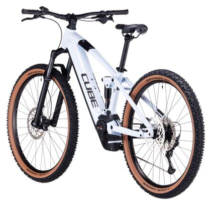 Cube Stereo Hybrid 120 Pro 750 Electric Full Suspension MTB Shimano Deore 12S 750 Wh 27.5'' Flash White 2024
