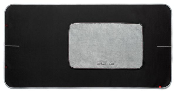 Esterilla de entrenamiento Elite Dry Mat negra/gris
