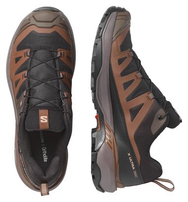 Scarpe da trekking Salomon X Ultra 360 GTX Nero/Marrone da uomo