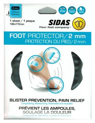 Plaque Protection Sidas Foot Protector 02 Sheet