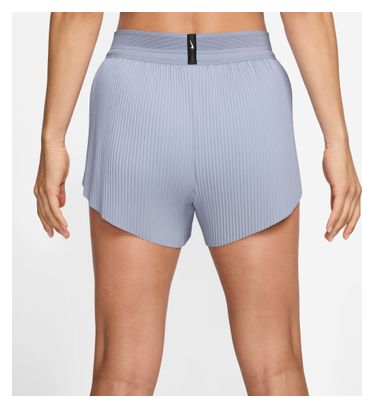 Gesplittete Shorts Nike Dri-Fit ADV Aeroswift 3in Grau Blau Damen