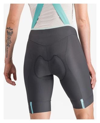 Pantaloncini da ciclismo Castelli Prima 2 DT Donna Grigio Blu