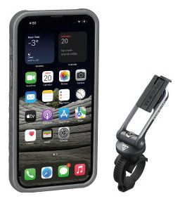 Topeak RideCase Apple iPhone 13 Pro Max Zwart Smartphone Houder en Beschermer