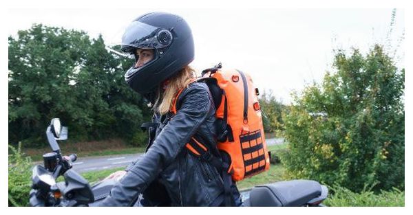 INFLADRY 25O Sac à dos polyvalent étanche et gonflable 25 litres - Orange - Hpa