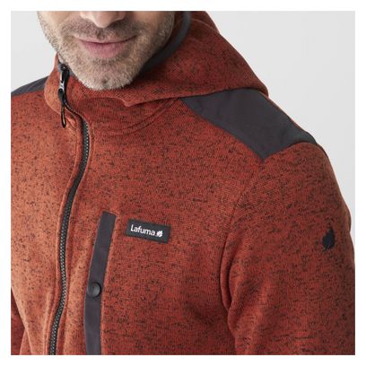 Polaire Lafuma Cloudy Hoodie Homme Rouge