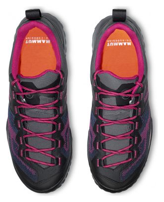 Damen-Wanderschuhe Mammut Ducan Low Gore-Tex Pink/Schwarz