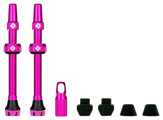 Tubeless Valves Muc-Off V2 Aluminium 44 mm Pink