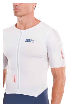 Tuta da triathlon Z3rod Racer Smoke White da uomo