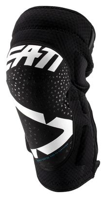 Leatt 3DF 5.0 Zip Knee Guards Bianco Nero