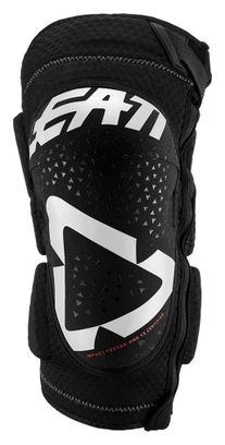 Leatt 3DF 5.0 Zip Knee Guards Bianco Nero