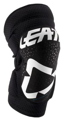 Leatt 3DF 5.0 Zip Short Knee Guards White Black