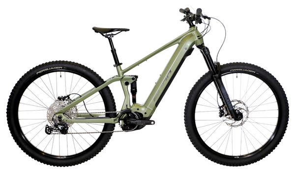 Exhibition Bike - Sunn Charger 630 Shimano Deore 12V 625Wh Green 2023 All-Suspension Electric Mountain Bike