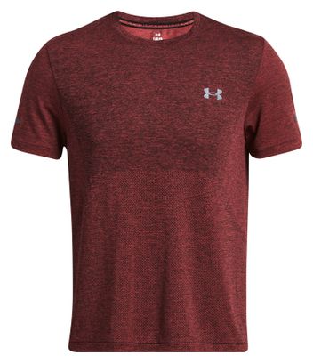 Maillot manches courtes Under Armour Seamless Stride Rouge Homme